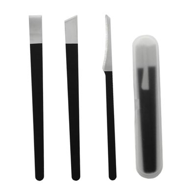 Beaupretty 4Pcs Nail Trimming Tools Durable Pedicure Accessories for Foot Care Professional Toenail Nipper for Dead Skin Removal Black Nail Trimmer Kit