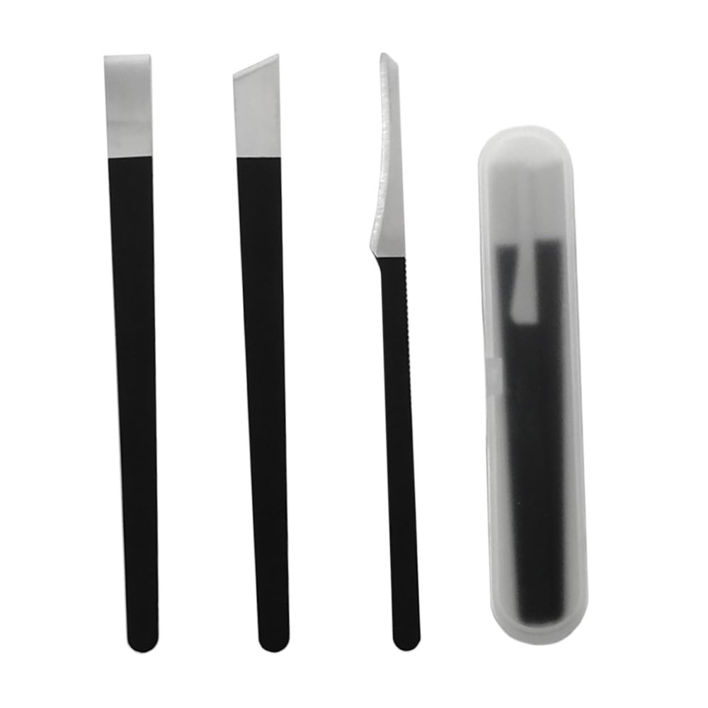 Beaupretty 4Pcs Nail Trimming Tools Durable Pedicure Accessories for Foot Care Professional Toenail Nipper for Dead Skin Removal Black Nail Trimmer Kit