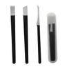 Beaupretty 4Pcs Nail Trimming Tools Durable Pedicure Accessories for Foot Care Professional Toenail Nipper for Dead Skin Removal Black Nail Trimmer Kit view 1