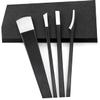 Beaupretty 4Pcs Nail Trimming Tools Durable Pedicure Accessories for Foot Care Professional Toenail Nipper for Dead Skin Removal Black Nail Trimmer Kit view 4