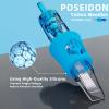 POSEIDON 1205M1 Tattoo Cartridge Needles 50Pcs, #12 Magnum - 35/5M1LT, Professional Grade Steel with High-Density Silicone Grip, Disposable Needles with Membrane, Universal Fit view 4
