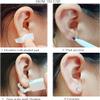 AVYRING Ear Piercing Gun Kit - 2 Pcs Gold Self Ear Piercing Kit with Earring Stud Hypoallergenic Steel Tools at Home 20g Pearl Flat Back Stud Earrings 3mm Cubic Zirconia view 3
