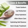 Aloe Vera Gel | With Pure Aloe Vera | Gel for Face, Hair, Skin Moisturizer | Hydrates and Soothes | With Vitamin E and No Paraben | 400G view 4