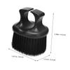 BCOATH Beard Brush for Men 1pcs Portable Knuckle Brush Soft Bristles for Hair Cleaning and Beard Grooming for Travel and Daily Use view 2