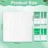 Moist Towelettes, Disposable Pre Moistened Towels Individually Wrapped, Soft Portable Face & Body Wet Towels for Travel Hotel Sport Camping Spa 9.8 x 9.8 inch, Mint & Eucalyptus Leaf (100 Pack) view 2