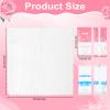 Moist Towelettes, Disposable Pre Moistened Towels Individually Wrapped, Soft Portable Face & Body Wet Towels for Travel Hotel Sport Camping Spa 9.8 x 9.8 inch, Rose & Fresh (200 Pack) view 2