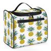 Adornori Tropical Pineapple Travel Toiletry Bag for Men and Women, Large Hanging Makeup Bag Organizer Toiletries Bag for Travel, Hawaiian Pineapple Cosmetic Bag with Handle view 1