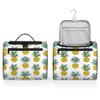 Adornori Tropical Pineapple Travel Toiletry Bag for Men and Women, Large Hanging Makeup Bag Organizer Toiletries Bag for Travel, Hawaiian Pineapple Cosmetic Bag with Handle view 4