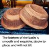 8L Hand-Hammered Copper Basin, Portable Pedicure Copper Bowl, Diameter 41cm, Curly Edge Design, for Wedding Celebration, Face Washing, Foot Bath and Soaking Feet view 3