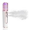 withthesun Nano Facial Mister, Cool Mist Face Steamer with 2 Spray Nozzle, USB Rechargeable, Visual Water Tank, Nano Mister for Eyelash Extensions, Skin Care, Daily Makeup, Deep Hydrating-Pink view 1