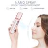 withthesun Nano Facial Mister, Cool Mist Face Steamer with 2 Spray Nozzle, USB Rechargeable, Visual Water Tank, Nano Mister for Eyelash Extensions, Skin Care, Daily Makeup, Deep Hydrating-Pink view 2