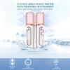 withthesun Nano Facial Mister, Cool Mist Face Steamer with 2 Spray Nozzle, USB Rechargeable, Visual Water Tank, Nano Mister for Eyelash Extensions, Skin Care, Daily Makeup, Deep Hydrating-Pink view 4