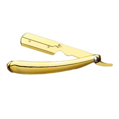 DECOMELODY Folding Razor Holder for Beard Trimming Lightweight Manual Cutter Portable Multi Purpose Tool for Hair Eyebrow Grooming for Men