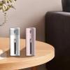 2PCS 4 in 1 Travel Dispenser Bottle, 40ml X 4 Rotating Travel Pump Bottle with Visual window, Portable Refillable Lotion Dispenser with Transparent Label for Toiletries view 2