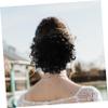 BELLIFFY Messy Bun Hair Piece Elastic Drawstring Natural Black Wavy Curly Updo for Women Thick Hair Bun Extensions for Daily Wear for Occasions view 4