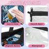 Pardick Travel Toiletry Bag Shark Camouflage Cosmetic Bag Organizer Foldable Waterproof Makeup Bags with 4 PVC Pouches Clear Travel Organizer Bags for Luggage Business Trip view 4