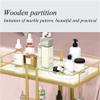 KfweOl Esthetician Rolling Cart with Wheels, Mobile Salon Station with Metal Frame, Large Storage Trolley for Beauty Spa, Massage, Tattoo, Manicure Tools(Pink) view 4