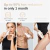 IPL Laser Hair Removal Device for Women & Men - Safe At-Home 45F Ice-Cooling Contact for Painless & Long-Lasting Results, 86% Less Hair In 3 Weeks for Full Body & Face, White view 4