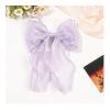 13Pcs Satin Cloth Bow Hair Scrunchies, 6.3Inch Hair Ties Bulk Elastic Scrunchies for Women and Girls, Hairstyle Accessories, Hair Accessories, Daily Dress Up (Purple) view 1