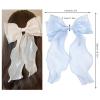 13Pcs Satin Cloth Bow Hair Scrunchies, 6.3Inch Hair Ties Bulk Elastic Scrunchies for Women and Girls, Hairstyle Accessories, Hair Accessories, Daily Dress Up (Purple) view 4