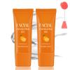 Facial Exfoliating Gel, Orange Exfoliating Gel for Face, Deep Cleansing Exfoliating Scrub Face Skin (2 Pcs) view 1