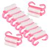 FOMIYES 12pcs Portable Nail Brush Nail Dust Brush Hand Grip Cleaning Tool for Men Women and Boys and Girls view 1
