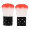 ERINGOGO 2pcs Nail Duster Brush Set for Dip Mushroom Head Makeup Brush for Nail Dust Cleaning and Blush Application for Manicure and Makeup Enthusiasts Random Color view 1