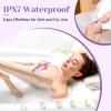 Bikini Trimmer for Women Dermave Bikini Shaver 4 in 1 Pubic Hair Trimmer, Razor for Women Private Area with Dual Heads IPX7 Waterproof, Electric Shaver for Nose Eyebrows Beard Underarm Leg Arm view 3