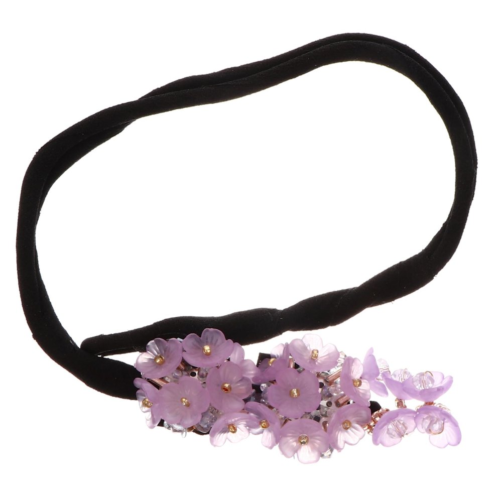 DEARMAMY 1Pc Chic Petal Hair Bun Maker DIY Hair Doughnuts Holder for Effortless Styling Elegant Accessory for Women for Daily Looks and Special Occasions