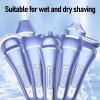 Pongnas 7 in 1 Women Bikini Trimmer - Water Proof Electric Razors - Women Electric Shaver with Cleansing Head for Gentle Full Body Hair Construction view 4