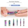15Pcs Professional Manicure Pedicure Set for Nail Tips Cutter Stainless Steel Nail Clipper Hook Tools Kit for Nail Art view 3