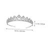 BAZEITFLOW Hollow Stars Wedding Bride Crown with Rhinestones Elegant Headdress for Women for Bridal Birthday Prom Parties Comfortable Stunning Hair Accessory view 2