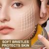 2025 Lymphatic Contour Face Brush Dry Brushing Face Brush Lymphatic Drainage Massager for Face Chin & Jawline Sculpting Ergonomically Designed to Fit The Skin Precisely and Relieve Fatigue view 4