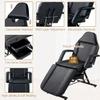 NovaXZ Massage Salon Tattoo Chair with Two Trays Esthetician Bed with Hydraulic Stool, Multi-Purpose 3-Section Facial Bed Table view 4