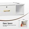 NovaXZ 15mm E0 particleboard Linen Two Draw Three Holes with Lock Salon Cabinet White view 4