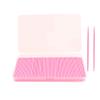Asnfanl 400PCS Disposable Micro Swabs for Eyelash Extension with Storage Box, 2.0mm Precision Head - Multi-Use for Makeup App/Correction, Jewelry & Computer Cleaning (Pink) view 2