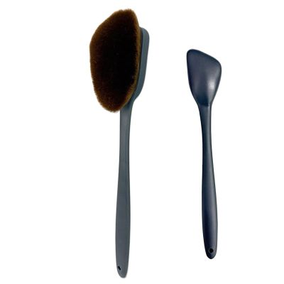 Back Lotion Applicator - Extended Reach Tool, Smooth Glide Brush | 330x52mm ABS Handle with Nylon Bristles for Sunscreen, Moisturizer & Body Foundation