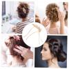 CALLARON U-Shaped Pearl Hairpin Tassel Elegant Hair Bun Maker Barrette for Women Stylish Hair Adornment for Updos and Buns view 4
