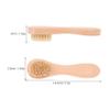 BAZEITFLOW 5pcs Face Cleansing Brush Face Scrubber Cleaning Tools Skin Care Tools Wooden Facial Brush for Women Face Wash Brush Supply Face Massage Brush Face Cleansing Tool Face Brush Hemu view 2