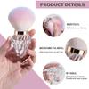 AKINA Large Make up Brush Comes With FREE TRAVEL CASE. Powder Brush Durable Kabuki Make up Brush. Flawless Powder Buffing. Perfect For Setting make up. Ultra Soft Bristles.(Aurora Blush) view 2
