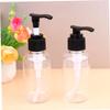 HEATSHAKING 6Pcs 100ml Brown PET Emulsion Bottles Press Pump for Shower Gel and Lotion Refillable Subpackaging Bottles for Bathroom Use view 4