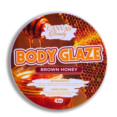 Canvas Beauty Body Glaze, Brown Honey