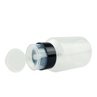 OFFIGAM Lockable Nail Remover Pump Bottle Plastic Press Dispenser for Makeup Remover Toner and More Convenient and Sanitary Travel Container