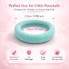 100 PCS Soft Mini Baby Hair Ties No Damage, Stretchy Nylon, Pastel 7 Colors for Toddlers & Infants view 2