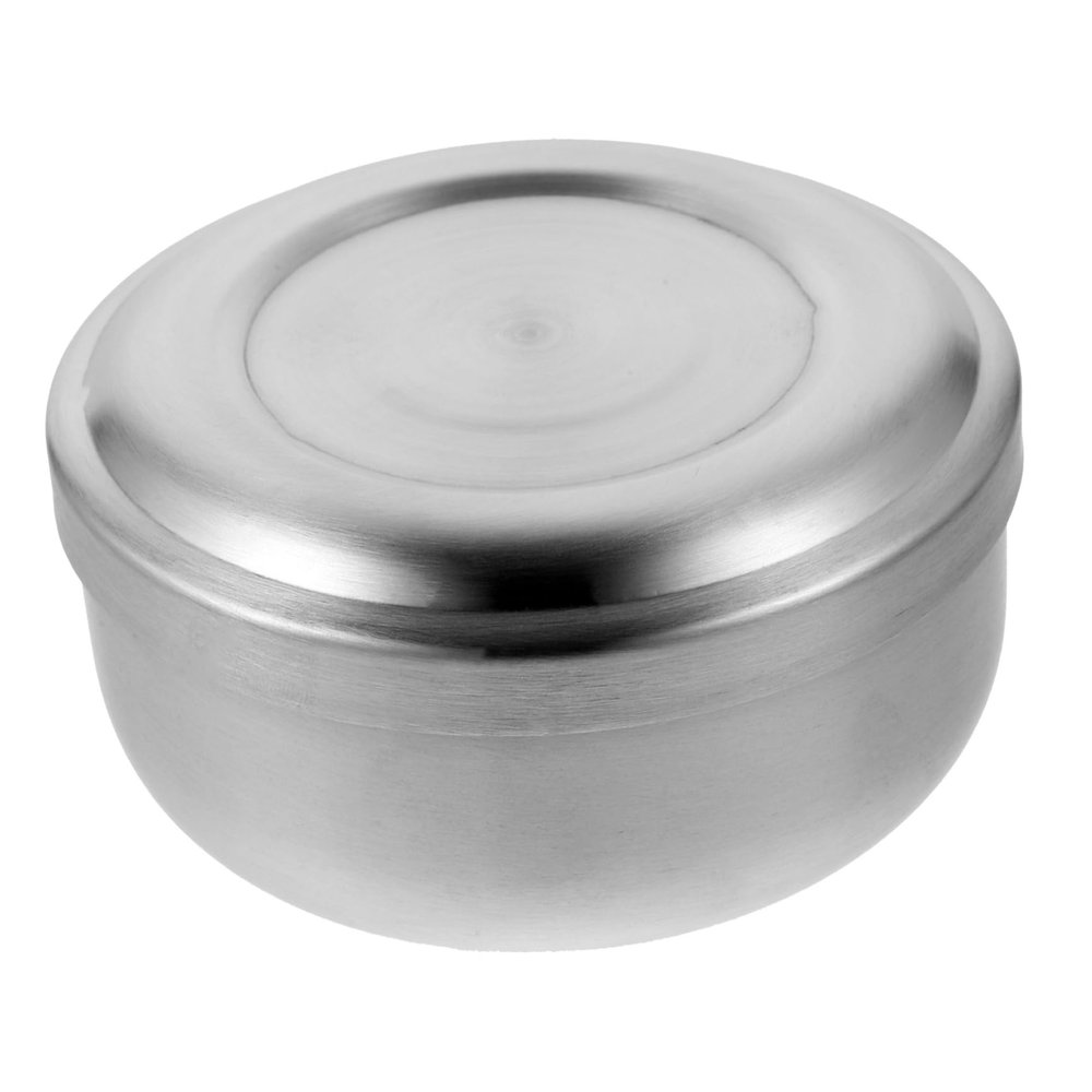 GALPADA Stainless Steel Shaving Bowl with Lid Men Shaving Soap Bowl for Wet Shave for Home Bathroom Use