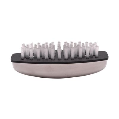 Beaupretty 2pcs Durable Stainless Steel Nail Cleaning Brush with Nylon Bristles Hand Scrubbing Tool for Manicure and Home Cleaning Compact and Lightweight for Easy Use