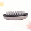 Beaupretty 2pcs Durable Stainless Steel Nail Cleaning Brush with Nylon Bristles Hand Scrubbing Tool for Manicure and Home Cleaning Compact and Lightweight for Easy Use view 3