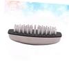 Beaupretty 2pcs Durable Stainless Steel Nail Cleaning Brush with Nylon Bristles Hand Scrubbing Tool for Manicure and Home Cleaning Compact and Lightweight for Easy Use view 4