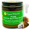 Organic Botanicals - Cocoa Butter Salve - Organic Belly Butter for Pregnant Women, Nipple Balm, Scar Cream, Stretch Marks, & Body Bumps Moisturizer, All-Natural with Intense Hydration, 4 ounces view 1