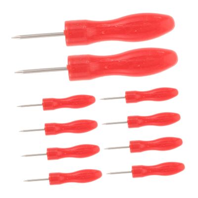 Beavorty 10pcs Eyelash Glue Piercing Needles Blocking Tips for Glue Bottle Salon Use Nozzle Piercing Tools